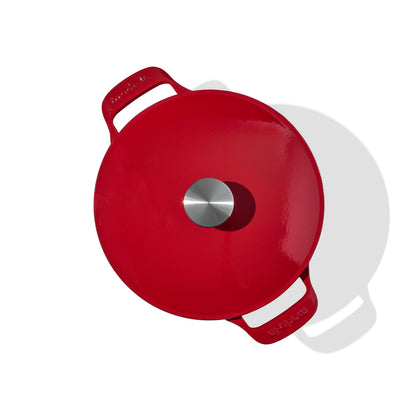 MADE IN® Enameled Cast Iron Round Dutch Oven: 5.5 QT, MADE IN® Red