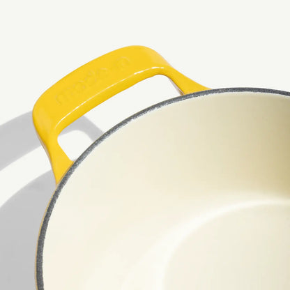 MADE IN® Enameled Cast Iron Round Dutch Oven: 5.5 QT, Marigold Yellow