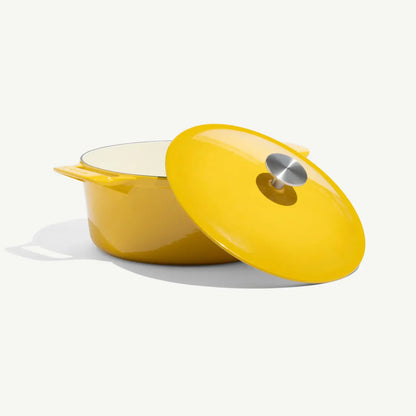 MADE IN® Enameled Cast Iron Round Dutch Oven: 5.5 QT, Marigold Yellow