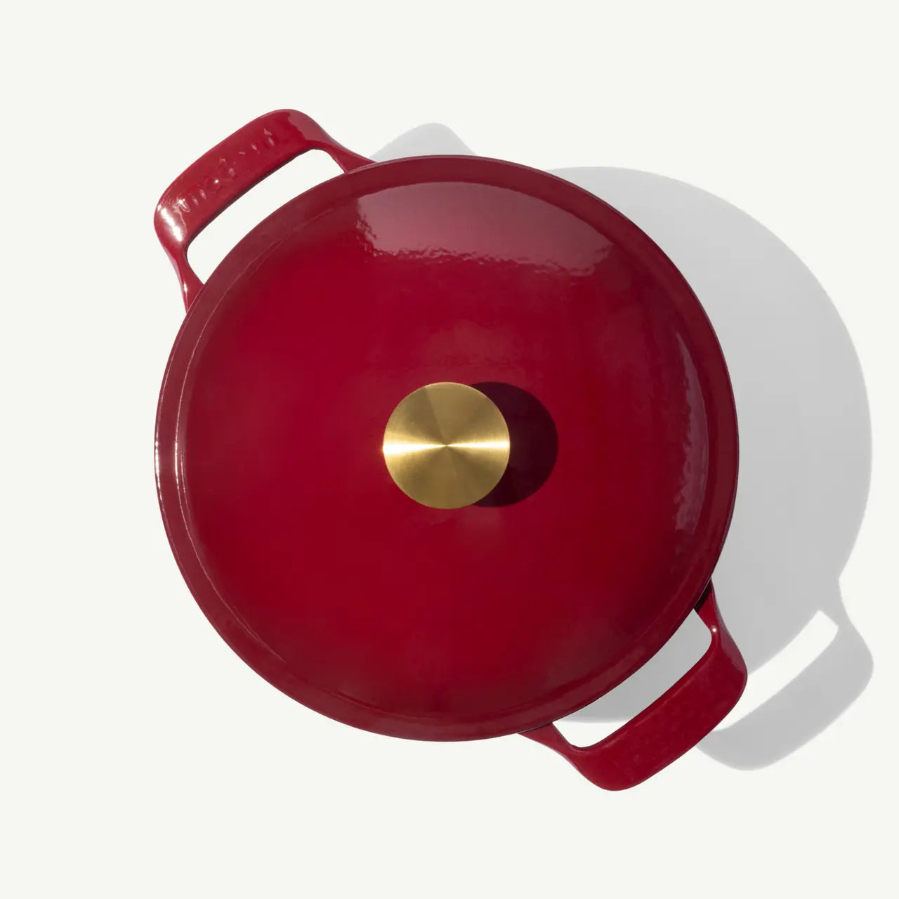 MADE IN® Enameled Cast Iron Round Dutch Oven: 5.5 QT, Ruby Red