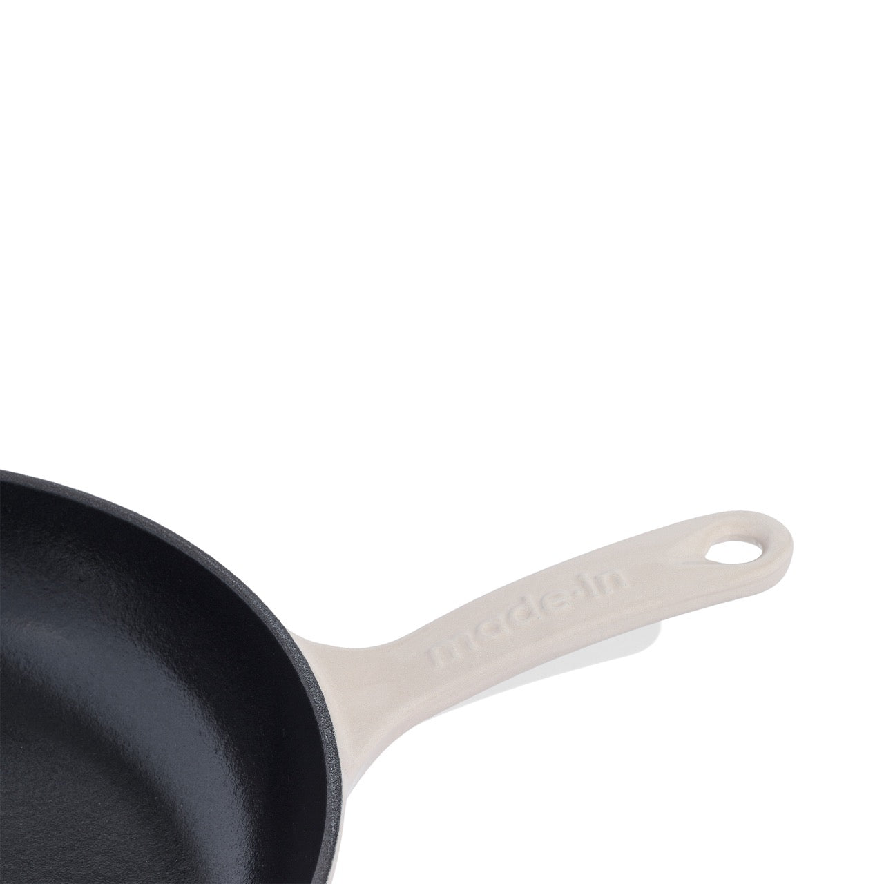 MADE IN® Enameled Cast Iron Skillet: 11.5", Antique White