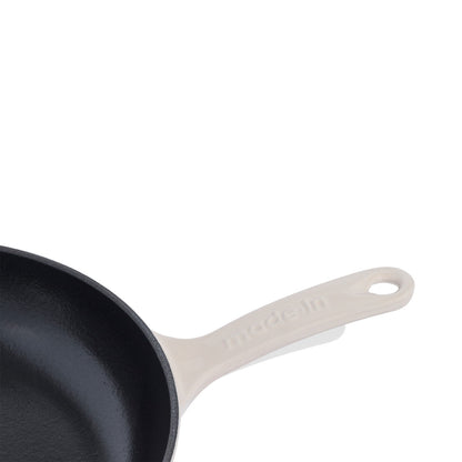 MADE IN® Enameled Cast Iron Skillet: 11.5", Antique White