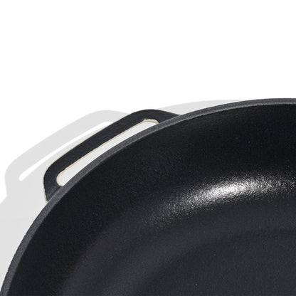 MADE IN® Enameled Cast Iron Skillet: 11.5", Antique White