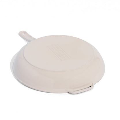 MADE IN® Enameled Cast Iron Skillet: 11.5", Antique White