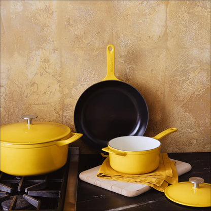 MADE IN® Enameled Cast Iron Skillet: 11.5", Marigold Yellow
