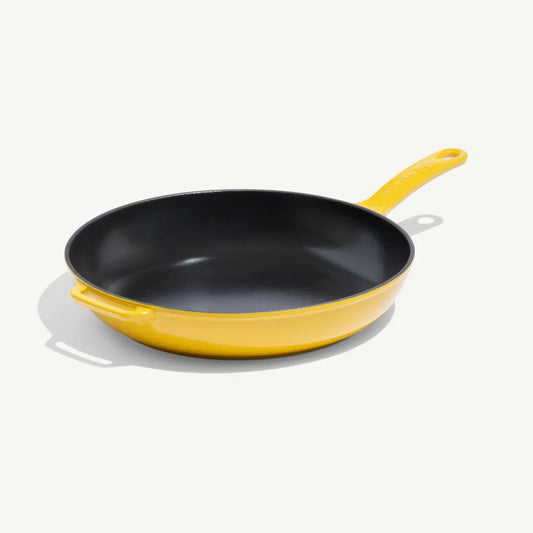 MADE IN® Enameled Cast Iron Skillet: 11.5", Marigold Yellow