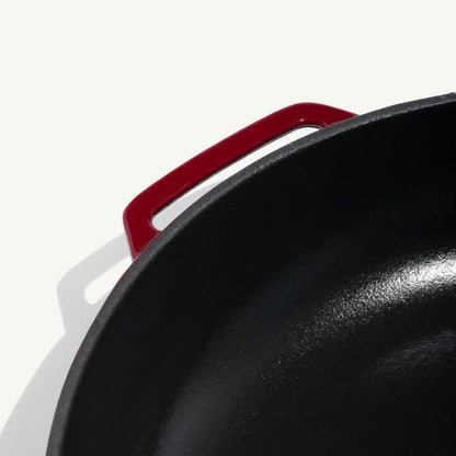 MADE IN® Enameled Cast Iron Skillet: 11.5", Ruby Red