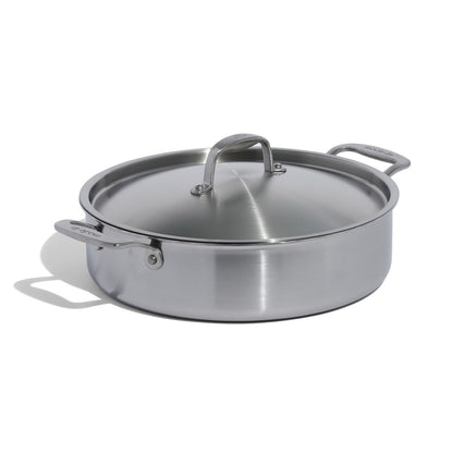 MADE IN® Stainless Clad Rondeau with Lid: 6 QT