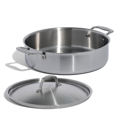 MADE IN® Stainless Clad Rondeau with Lid: 6 QT