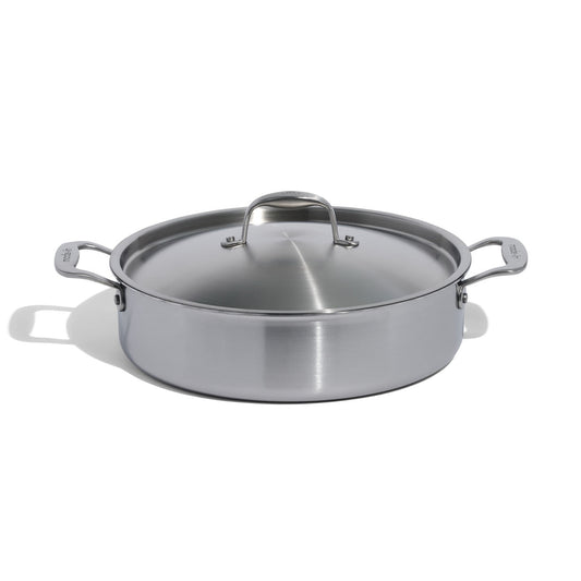 MADE IN® Stainless Clad Rondeau with Lid: 6 QT