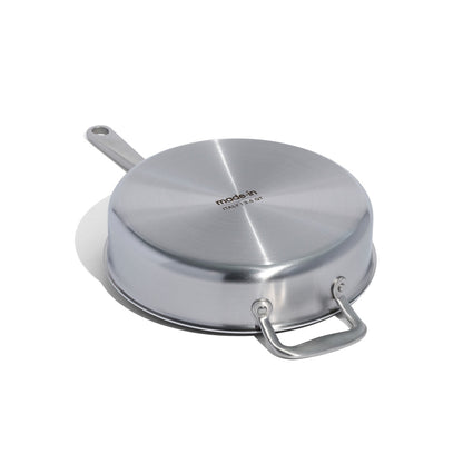 MADE IN® Stainless Clad Saute Pan with Lid: 3.5 QT