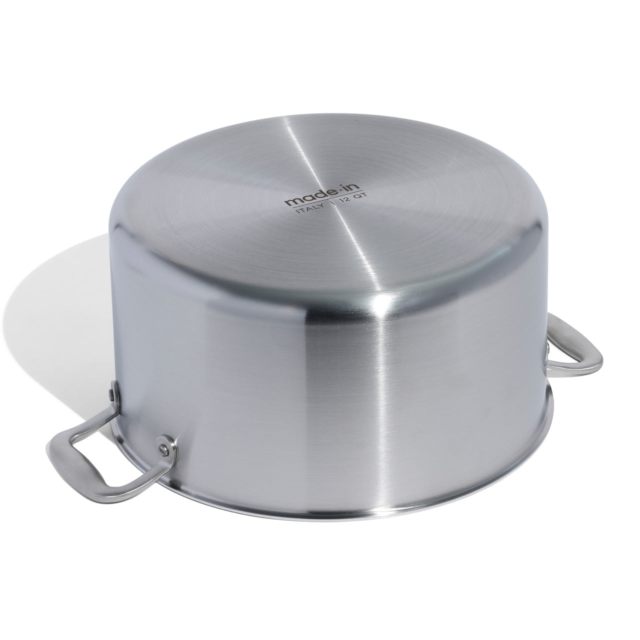 MADE IN® Stainless Clad Stock Pot with Lid: 12 QT