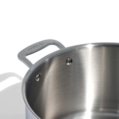 MADE IN® Stainless Clad Stock Pot with Lid: 12 QT