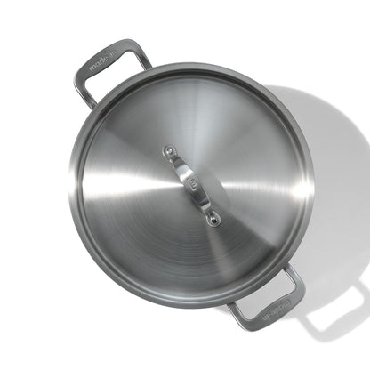 MADE IN® Stainless Clad Stock Pot with Lid: 12 QT