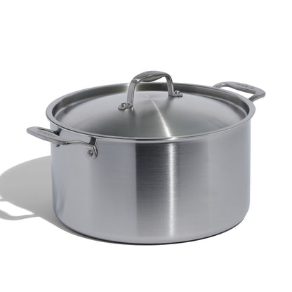 MADE IN® Stainless Clad Stock Pot with Lid: 12 QT