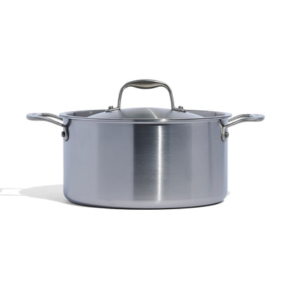 MADE IN® Stainless Clad Stock Pot with Lid:  6 QT