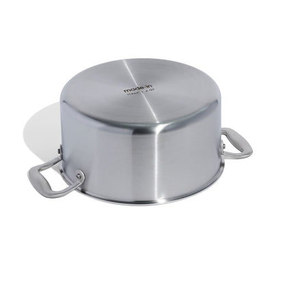 MADE IN® Stainless Clad Stock Pot with Lid:  6 QT