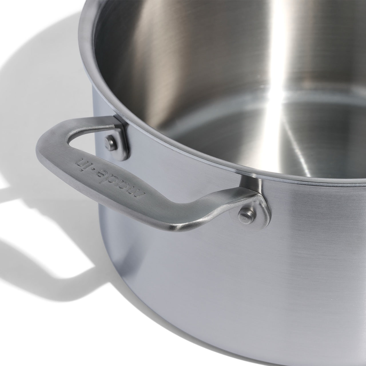 MADE IN® Stainless Clad Stock Pot with Lid:  6 QT