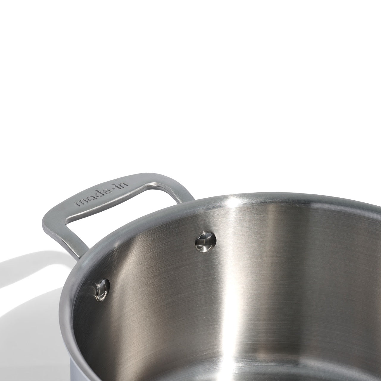 MADE IN® Stainless Clad Stock Pot with Lid:  6 QT