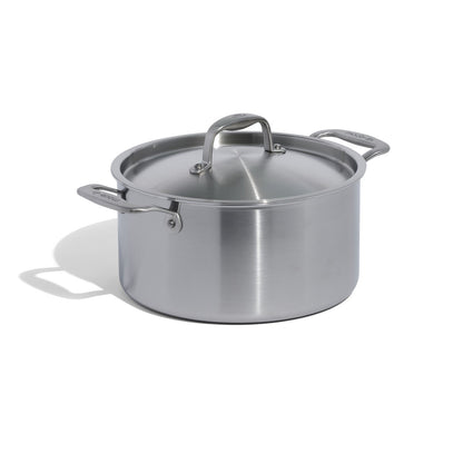 MADE IN® Stainless Clad Stock Pot with Lid:  6 QT