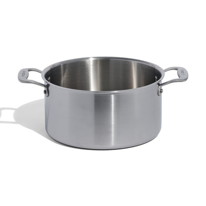 MADE IN® Stainless Clad Stock Pot with Lid:  6 QT