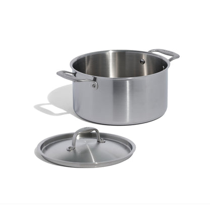 MADE IN® Stainless Clad Stock Pot with Lid:  6 QT