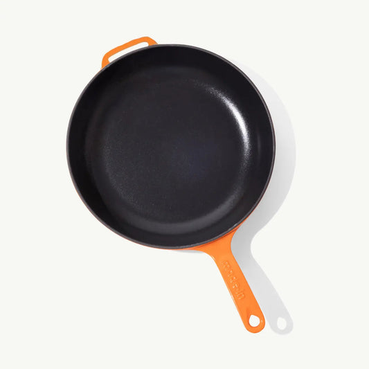 MADE IN® Enameled Cast Iron Skillet: 11.5", Blood Orange