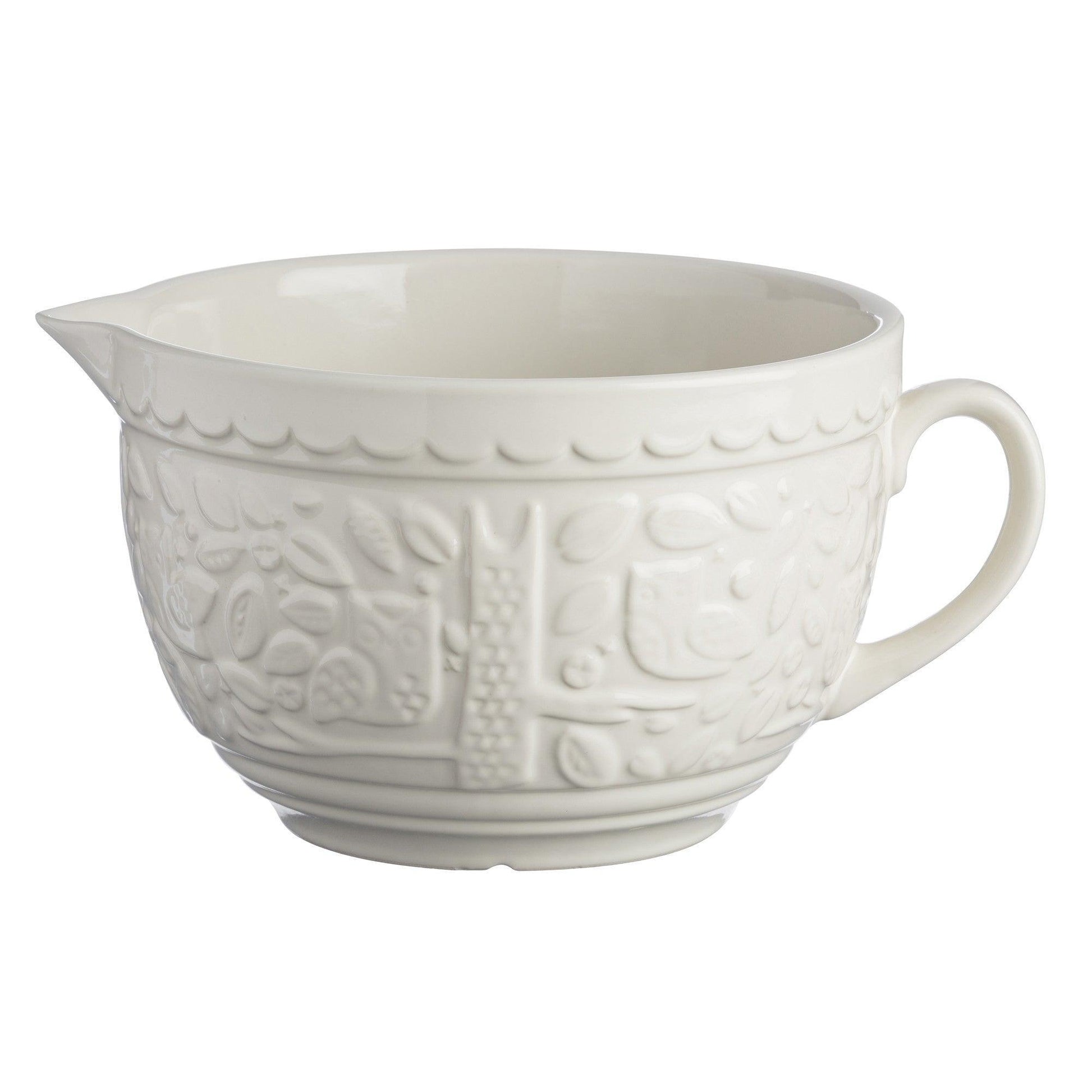 Mason Cash Batter Bowl: Cream, Owl