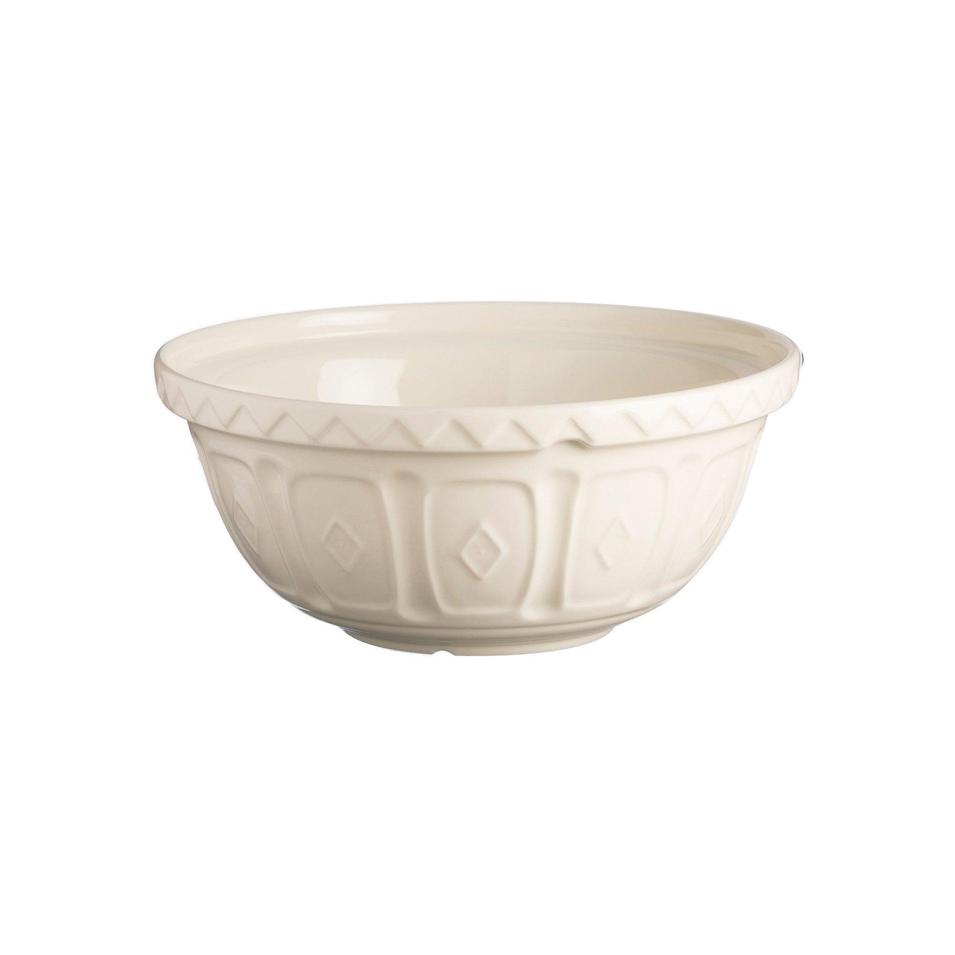 Mason Cash Size 24 Mixing Bowl: Cream