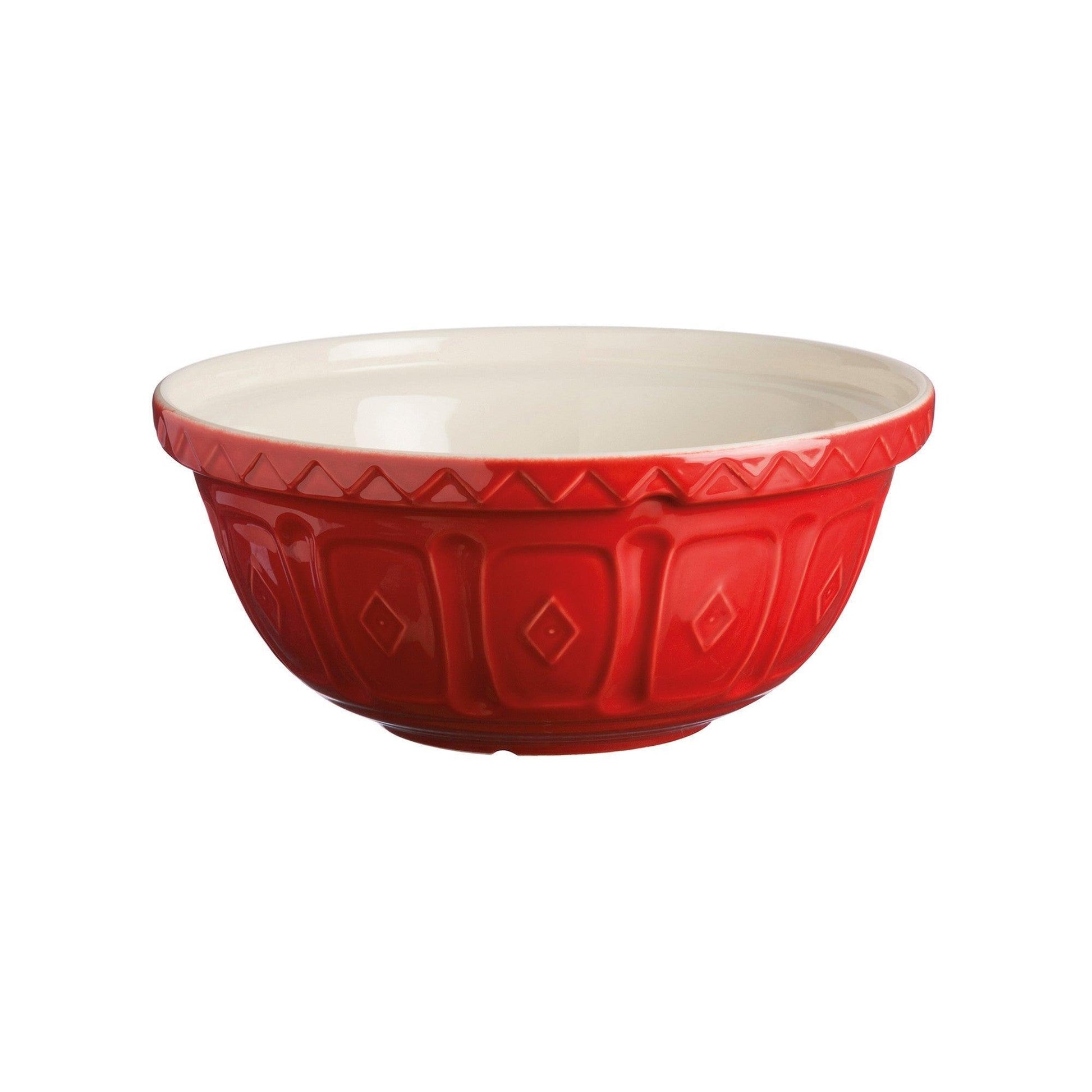 Mason Cash Size 18 Mixing Bowl: Red