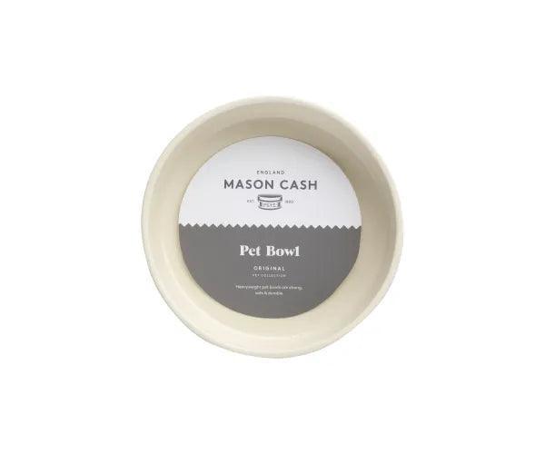 Mason Cash Dog Bowl: 17 oz., Cream