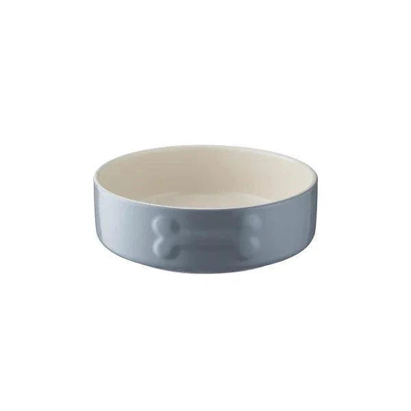 Mason Cash Dog Bowl: 17 oz., Grey