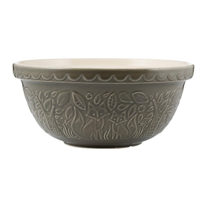 Mason Cash Size 12 Mixing Bowl: Grey, Fox