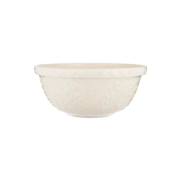 Mason Cash Size 12 Mixing Bowl: Cream, Rose