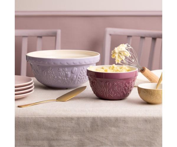 Mason Cash Size 36 All-Purpose Bowl: Purple, Rose