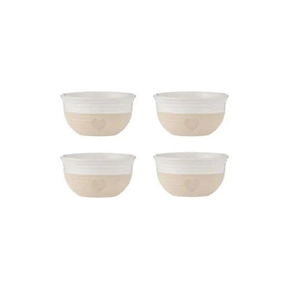 Mason Cash Prep Bowls (Set of 4): Rustic Charm