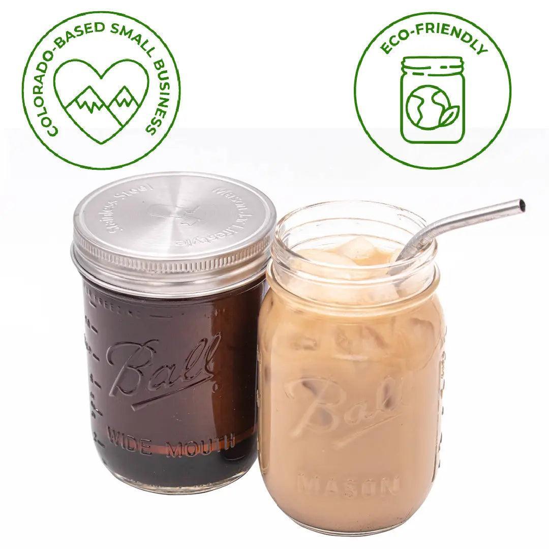 Mason Jar Lifestyle Cold Brew Coffee & Tea Maker: Quart