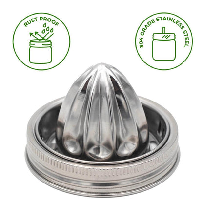 Mason Jar Lifestyle Juicing Lid: Wide Mouth