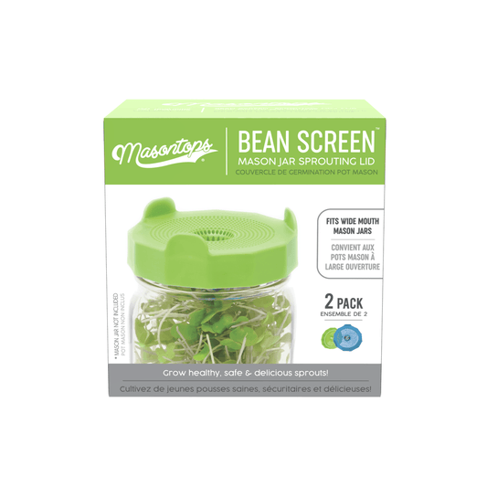 MasonTops Wide Mouth Bean Screen Sprouting Lids