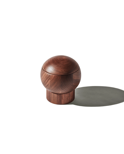 Material Kitchen Salt Sphere: Walnut