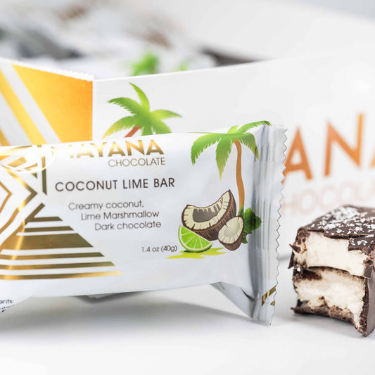 Mayana Chocolate Mini Bar - Coconut Lime
