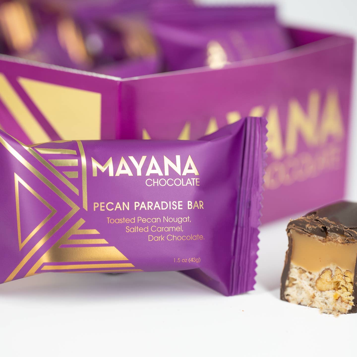 Mayana Chocolate Mini Bar - Pecan Paradise