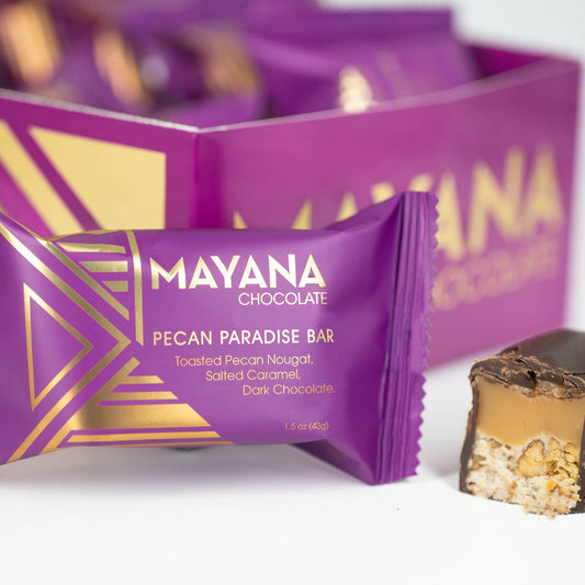 Mayana Chocolate Mini Bar - Pecan Paradise