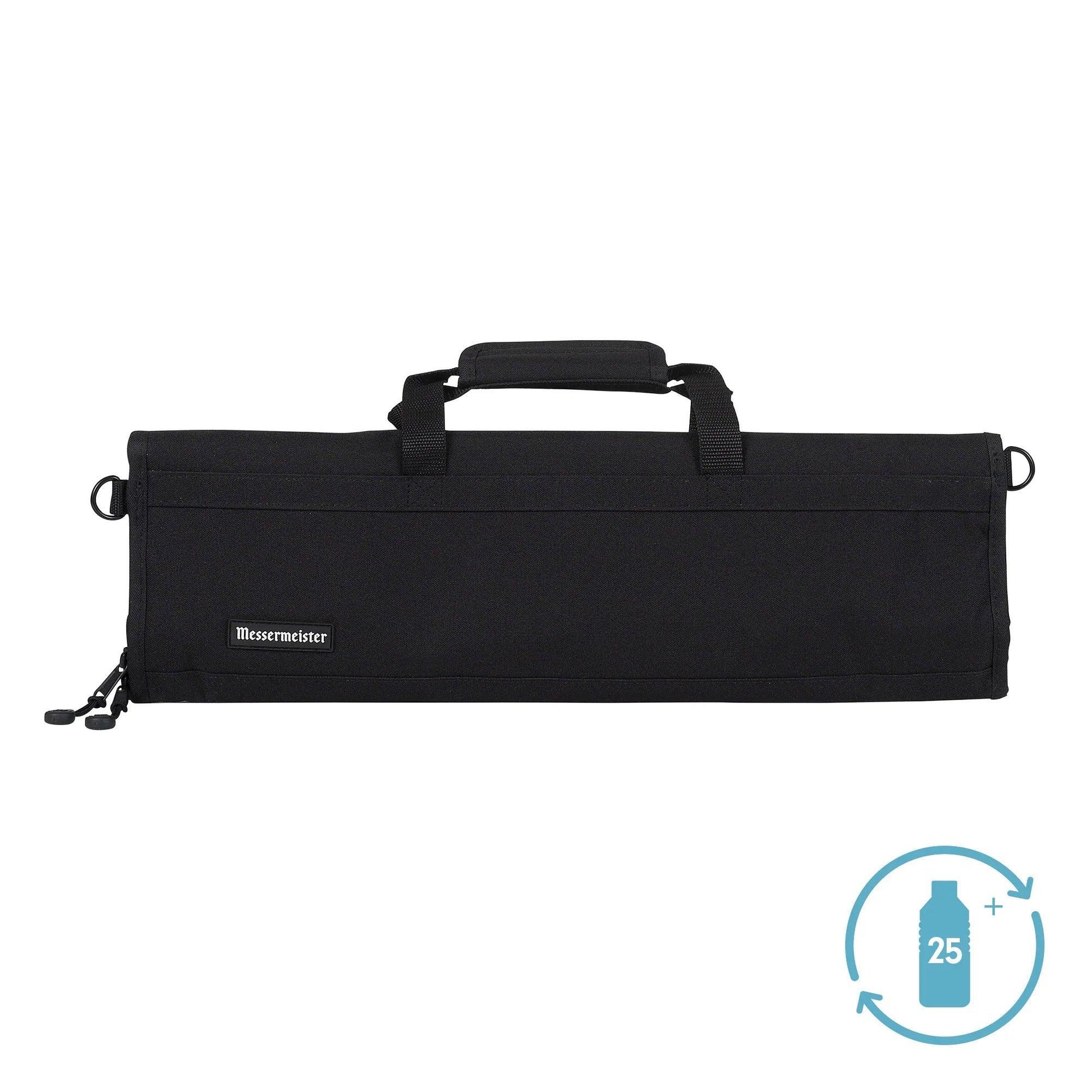 Messermeister Knife Roll: 8 Pocket, Black