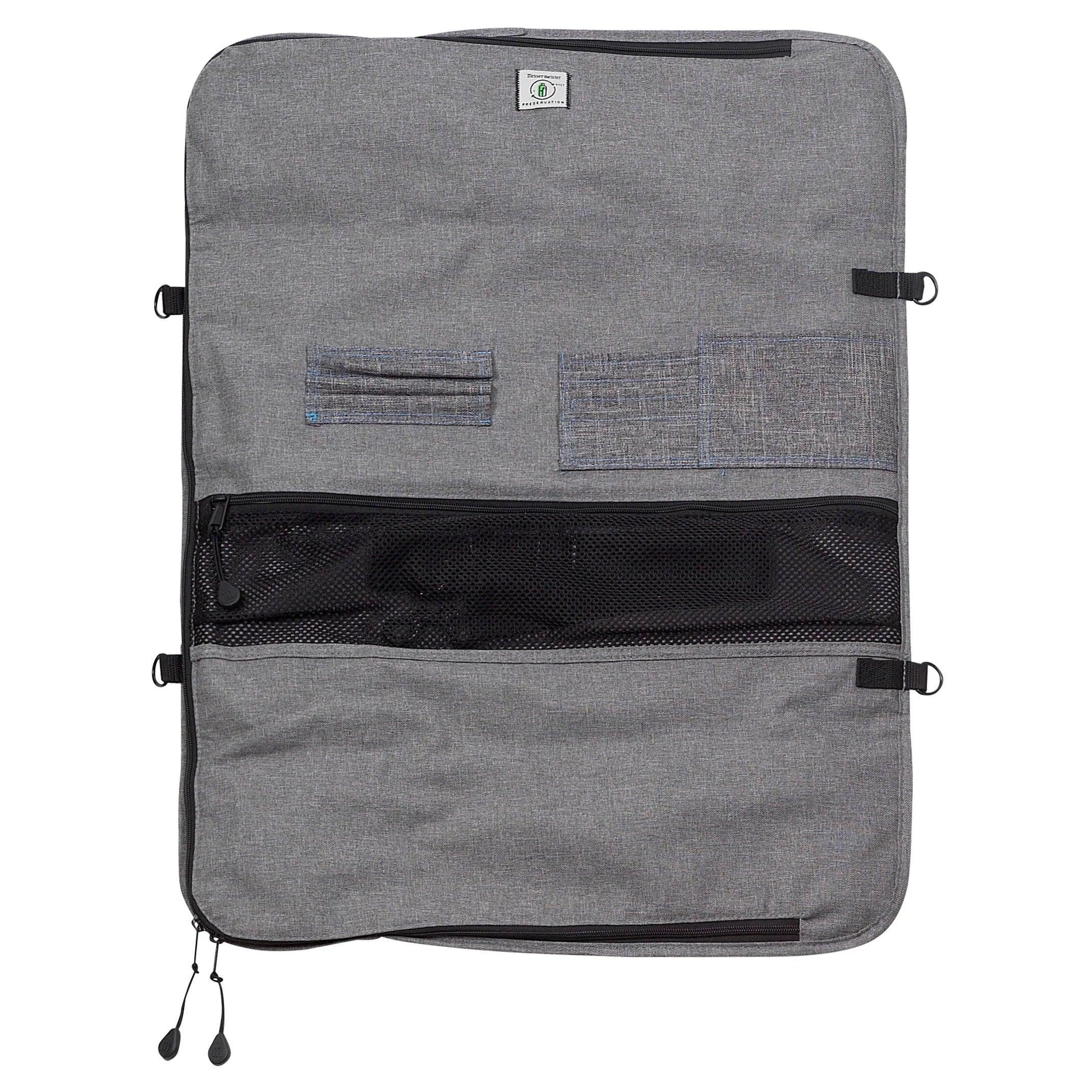 Messermeister Knife Roll: 12 Pocket, Heather Gray