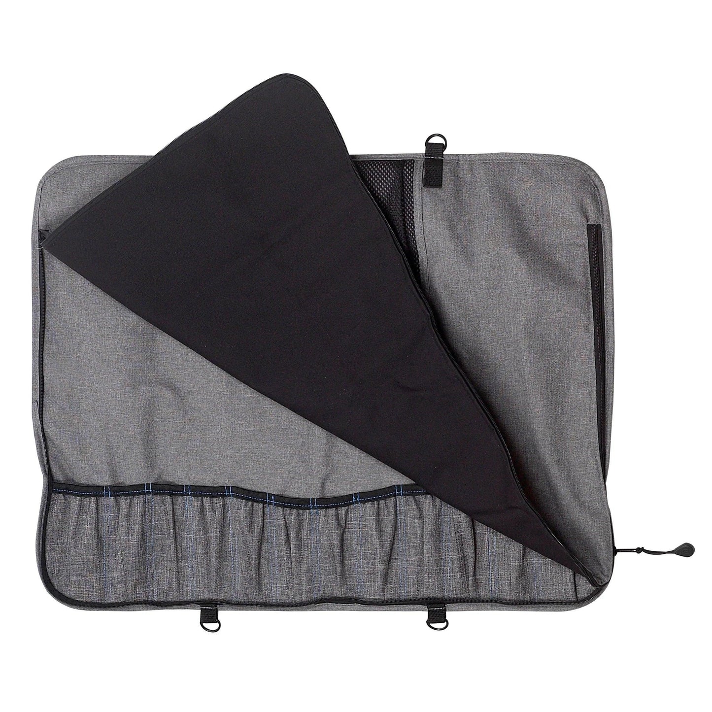 Messermeister Knife Roll: 12 Pocket, Heather Gray