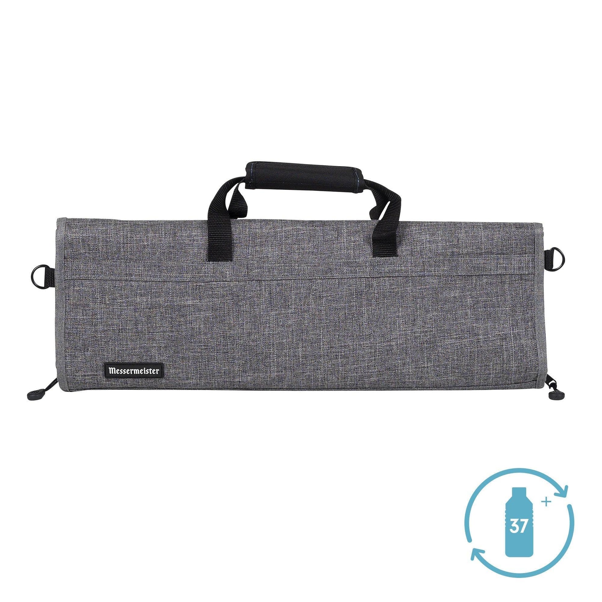 Messermeister Knife Roll: 12 Pocket, Heather Gray