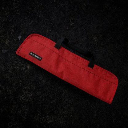 Messermeister Knife Roll: 5 Pocket, Heather Red