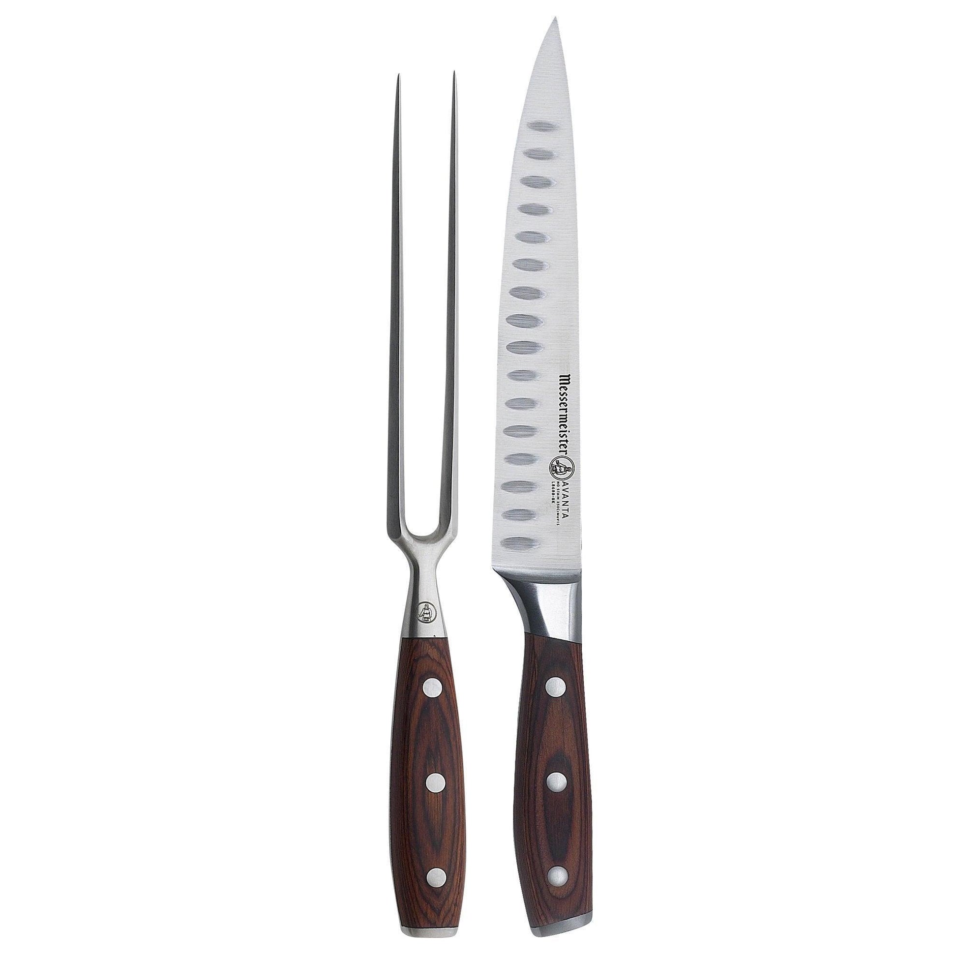 Messermeister Avanta Carving Set: Pakkawood