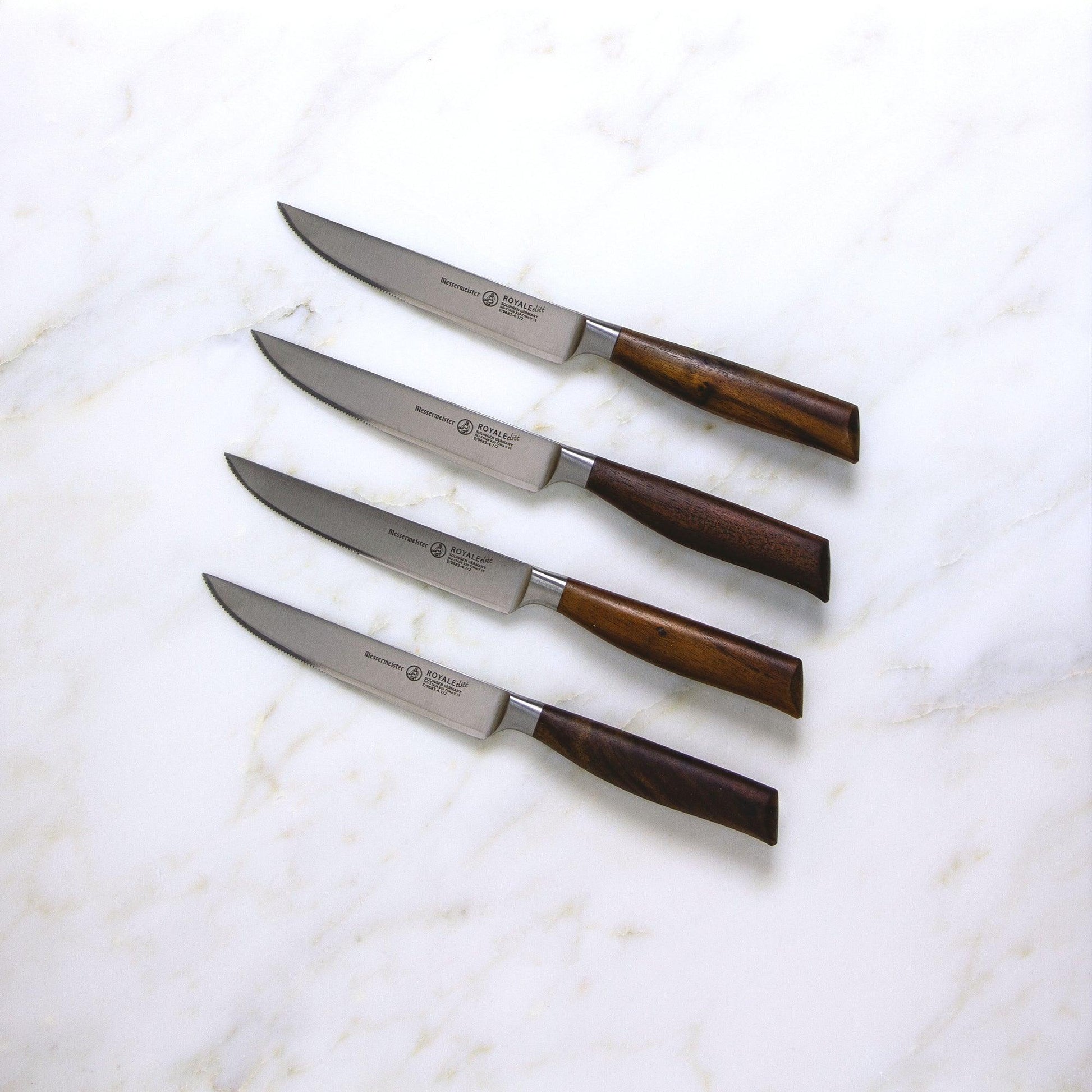 Messermeister Royale Elite Steak Knife Set: 4 Piece